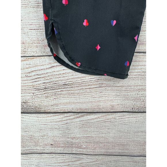 Marine Layer Deck Of Cards Print Casual Pull On Pants Womens Medium Navy Blue - Picture 4 of 11